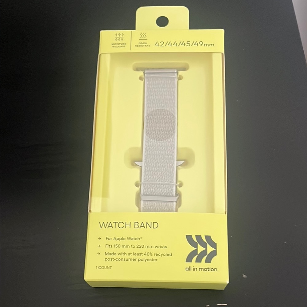 All in Motion Gray Watch Band for Apple Watch 42/44/45/49mm